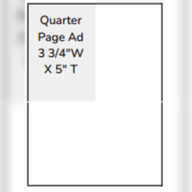 ADD ON 1/4 Page Ad item