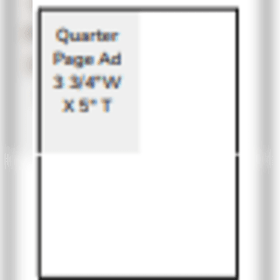 1/4 Page Ad Only item