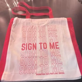 Sign to Me Totebag item