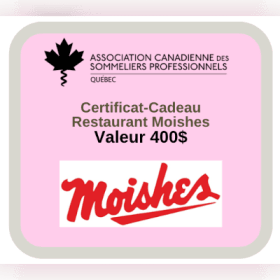 1 Certificat-Cadeau Moishes item