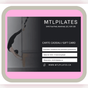 1 Carte-Cadeau MTL PILATES item