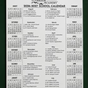Large Calendar Magnet 2026-2027 item