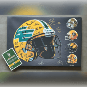 Edmonton Elks Autographed Team Print item