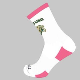 CUSTOM LOGO QUARTER-WHITE/BRIGHT PINK item
