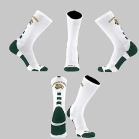 Crew Sock-Baseline -White/D.Green item
