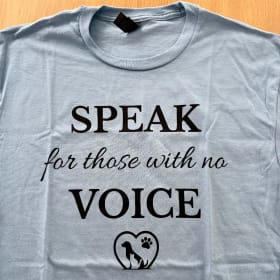 Photo of "SPEAK" T-shirt - Size LARGE