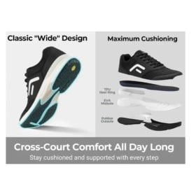 👟 FitVille Wide-Comfort Pickleball/Court Shoes item