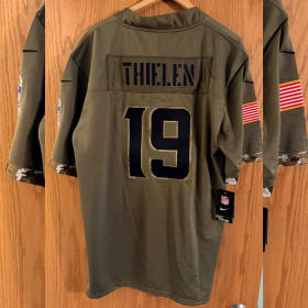 🏈 Signed Adam Thielen Military Vikings Jersey item