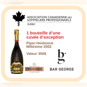 1 bouteille de Piper-Heidsieck Millésime 2002 (Copy) item