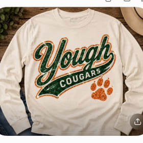 Long Sleeve T-shirt-Bling Glitter Logo item