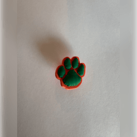 Paw Print Croc Charm item