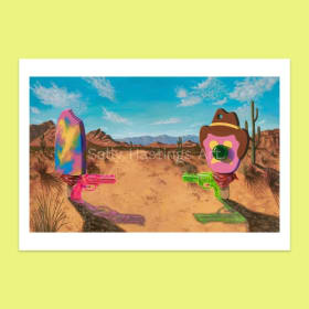 Photo of Bill "Duel" by Sally Hastings Art