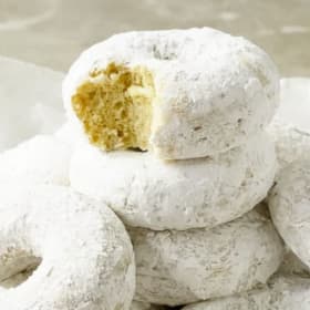 Powdered Donuts item