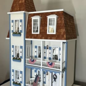 Custom Built and Furnished Dollhouse from Dollhouse Vets item