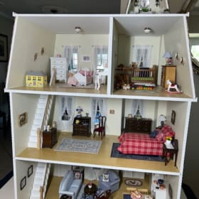 Custom Built and Furnished Dollhouse from Dollhouse Vets item