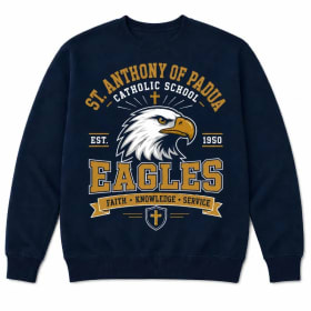 Eagle Sweatshirt Pull Over (Navy) item