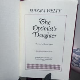 Signed Eudora Welty Collector's: The Optimist's Daughter item