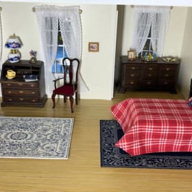 Custom Built and Furnished Dollhouse from Dollhouse Vets item