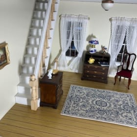 Custom Built and Furnished Dollhouse from Dollhouse Vets item