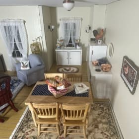 Custom Built and Furnished Dollhouse from Dollhouse Vets item