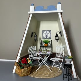 Custom Built and Furnished Dollhouse from Dollhouse Vets item