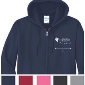 Full-Zip Hooded Sweatshirt item