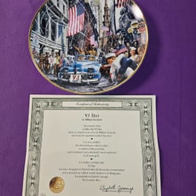 Photo of VJ Day Plate