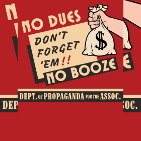Poster 1.2 (No Dues, No Booze) item