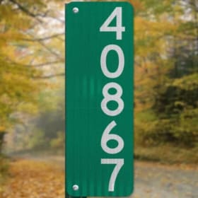 Photo of Address Sign Only, Single-Sided
