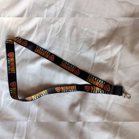 Photo of Black Newport Football LANYARD