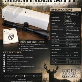 🎯 Hawke Sidewinder 30 FFP Rifle Scope Package item