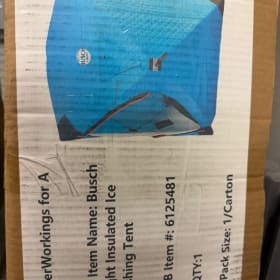 🎣 Busch Light Insulated Ice Fishing Tent item