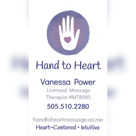 $150 Gift Certificate for Hand To Heart Massage item