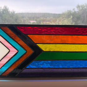 Stained Glass Progressive Pride Flag - valued at $50 item
