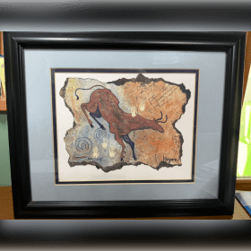 Framed Ginny Hogan Print - valued at $100 item