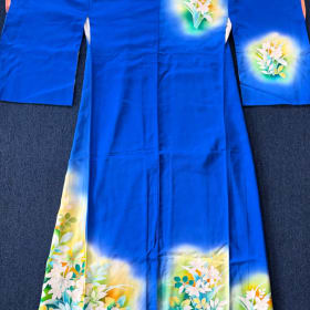 Photo of Authentic Handmade Japanese Floral Kimono