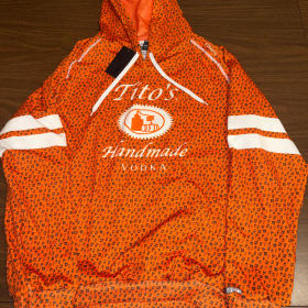 🏒 Tito’s Handmade Vodka Orange Hockey Hoodie SIZE- LARGE item