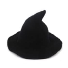 Knitted Witch's Hat - Black item