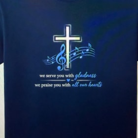 Cross and music item