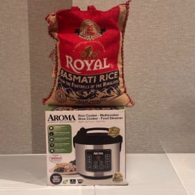 Photo of Rice Cooker w/Basmati Rice