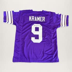 Tommy Kramer Autographed Jersey item