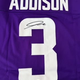 Jordan Addison Autographed Jersey item