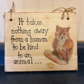 Hanging sign item