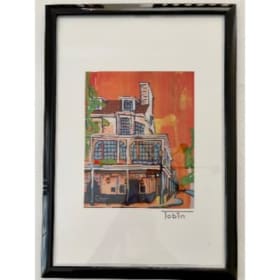The Corner Room/Allen Street Grill, Penn State, 11 x 18 fram item