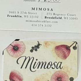 Celebrate with Wisconsin Native Pine & Brunch item