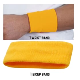 1 Bicep Band & 1 Wrist Band item
