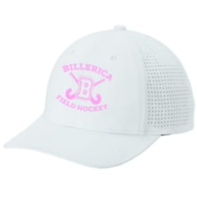 Snap Back (Wht) Embroidered Pink Logo Hat (STC65) item