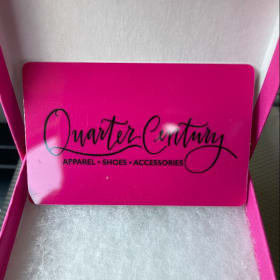 Photo of Quarter Century Gift Certificate