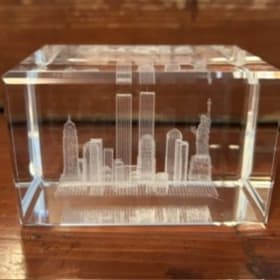 Crystal NYC skyline circa 2000 item