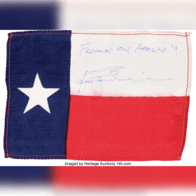 Apollo 9 Flown Flag of the State of Texas item